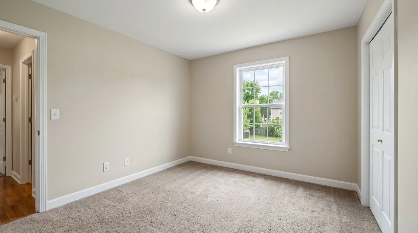 Standard Guest Bedroom before AI virtual staging