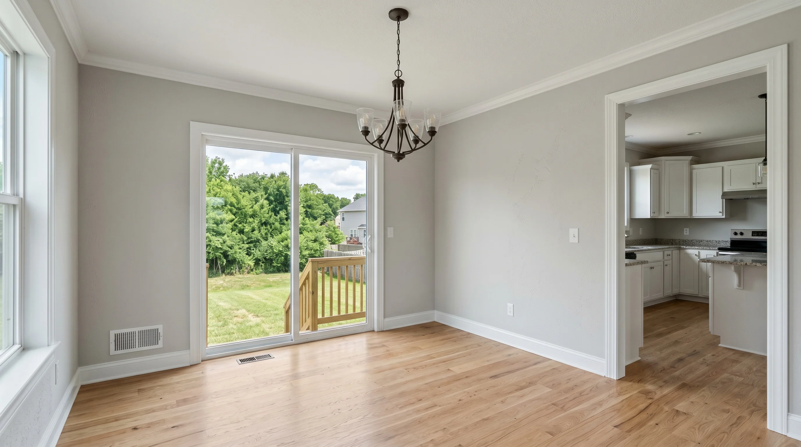 Suburban Dining Room - empty room
