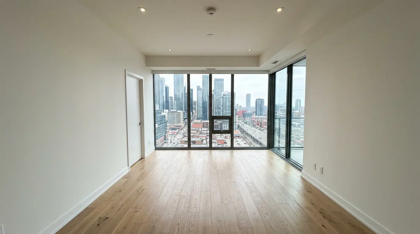Urban Loft Living before AI virtual staging
