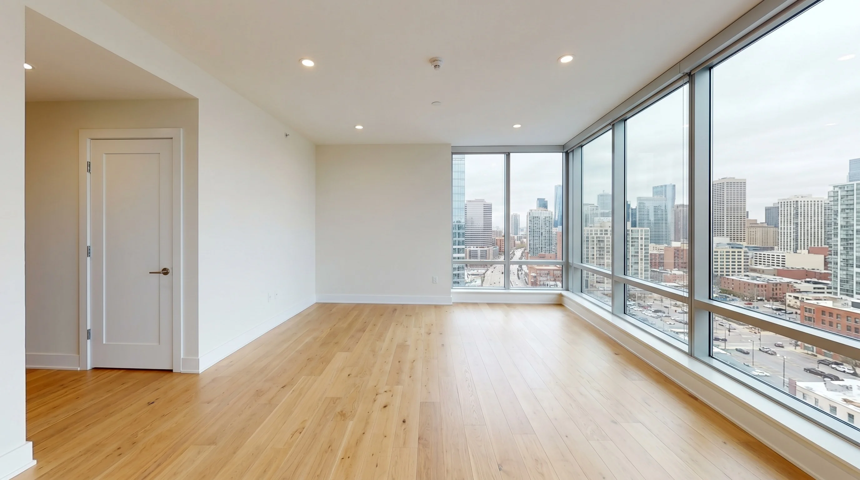 Urban High-Rise Living before AI virtual staging