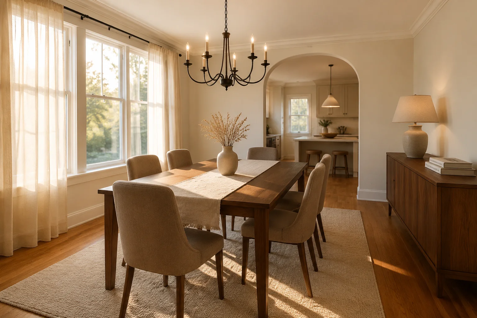 Virtual Staging for Dining Rooms: Layouts, Styles, Costs