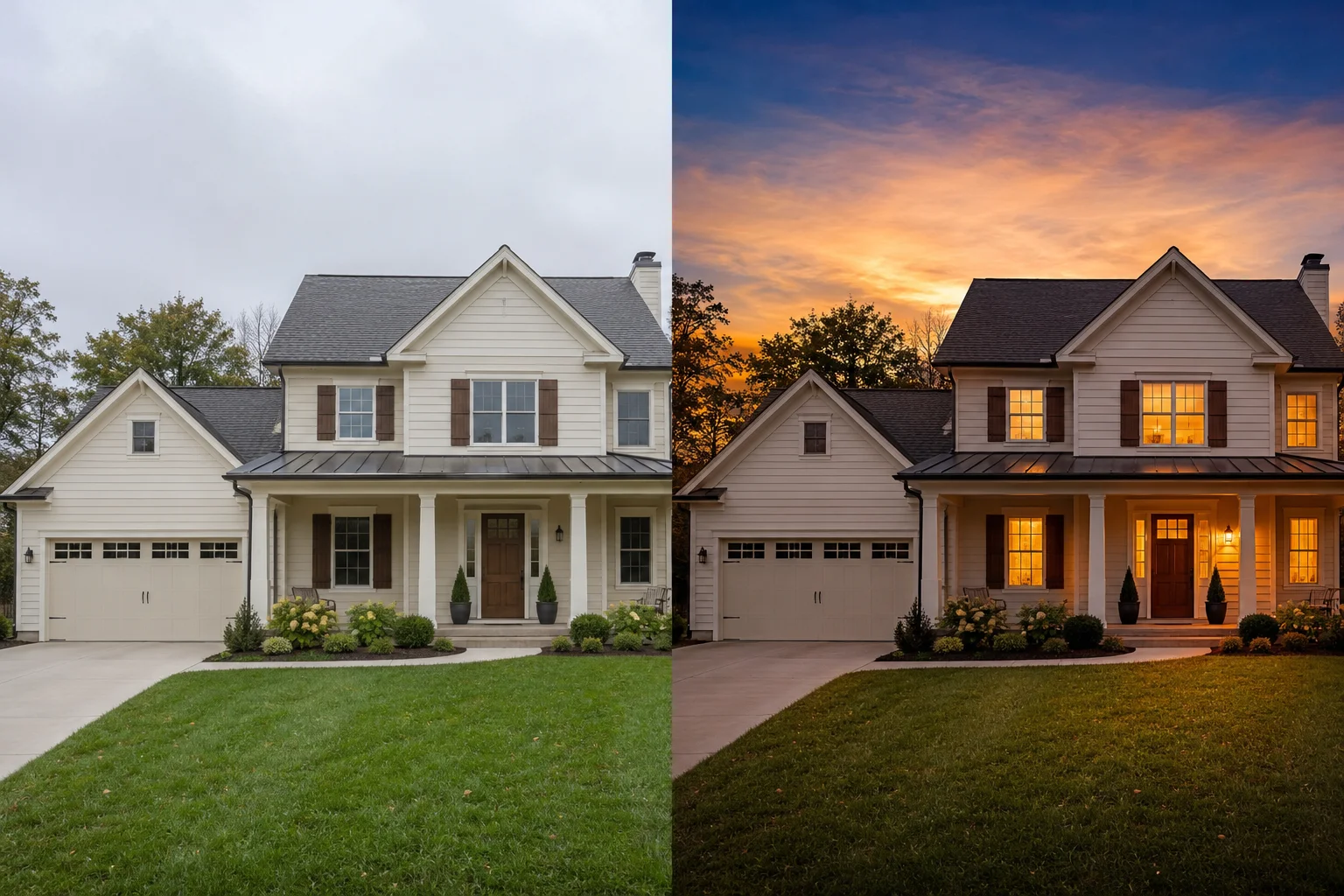 Virtual Twilight Photo Editing for Real Estate
